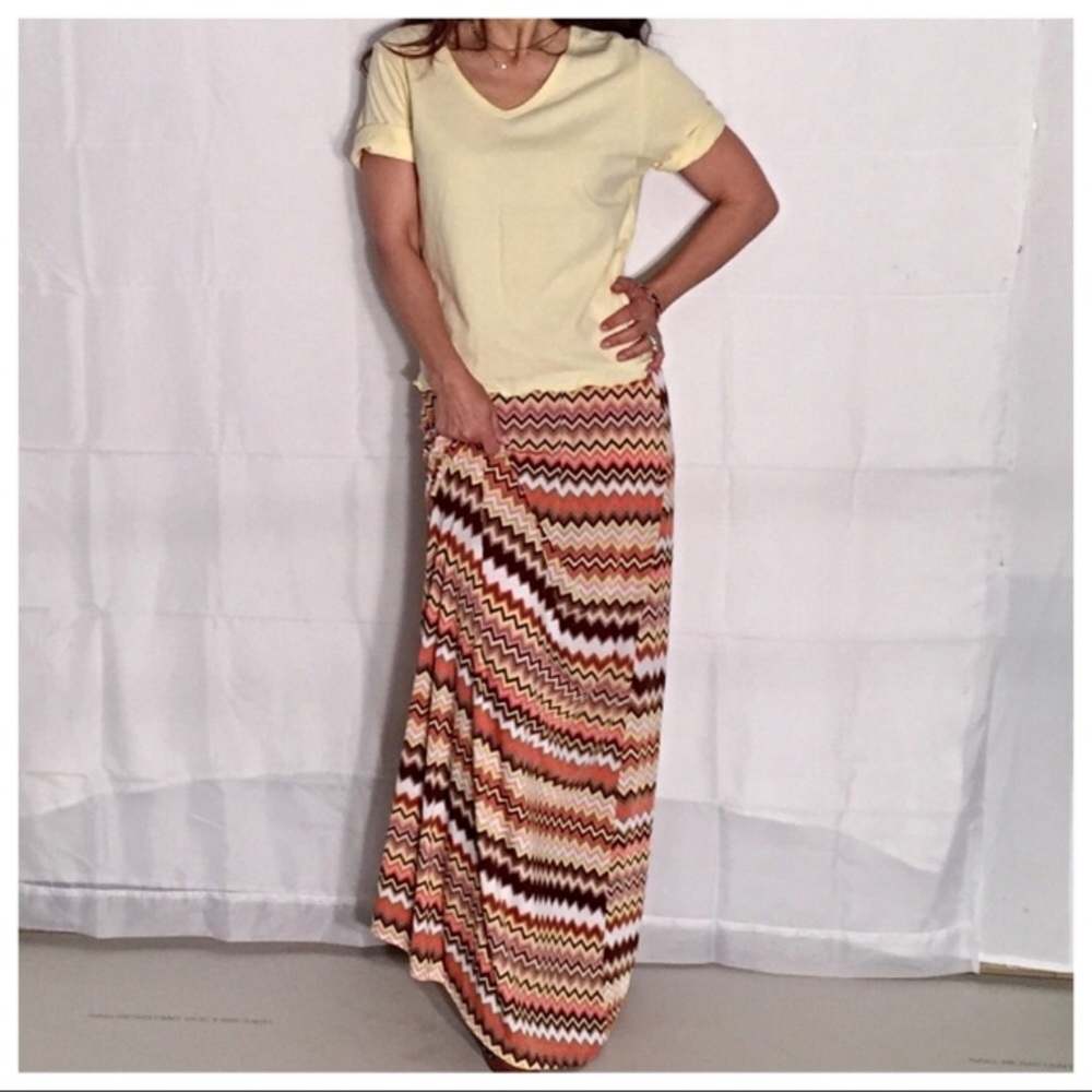 Romeo color block maxi